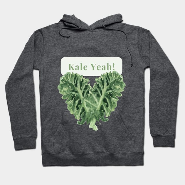 Kale Yeah! Hoodie by CowThey